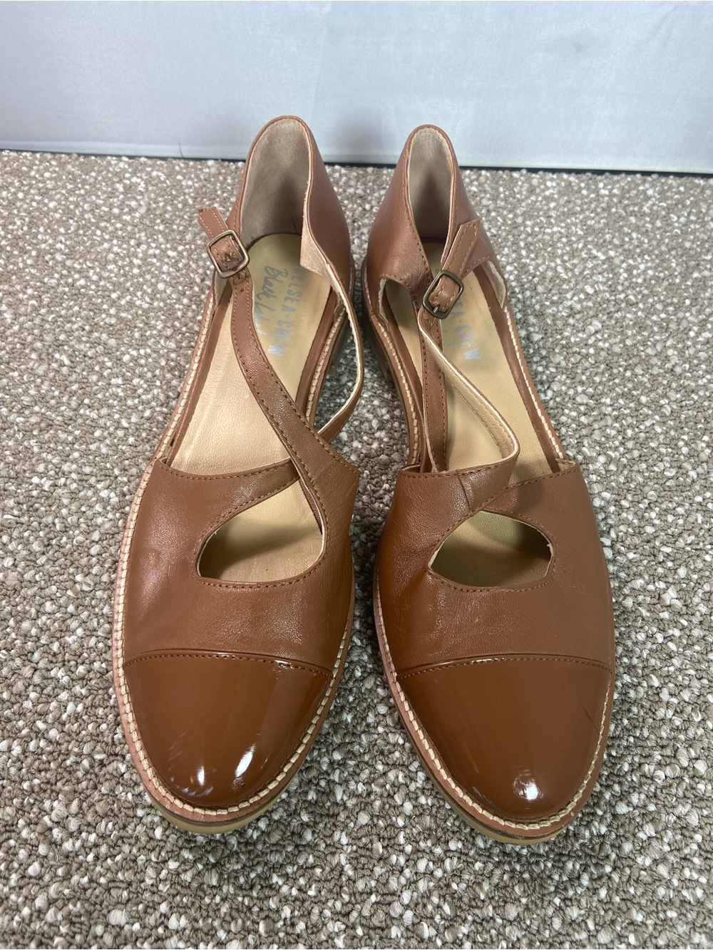 Women's Chelsea Crew Black Label Shoes  Mary Jane Flats  39-US size 8 or 8.5 - Picture 7 of 7